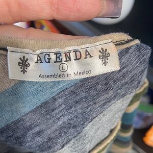 Agenda Multicolor Striped Top